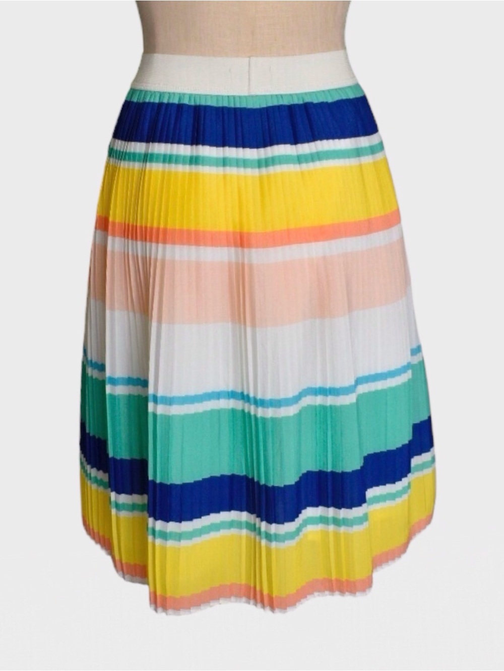 Merona Striped Pleated Skirt - Picture 3 of 5